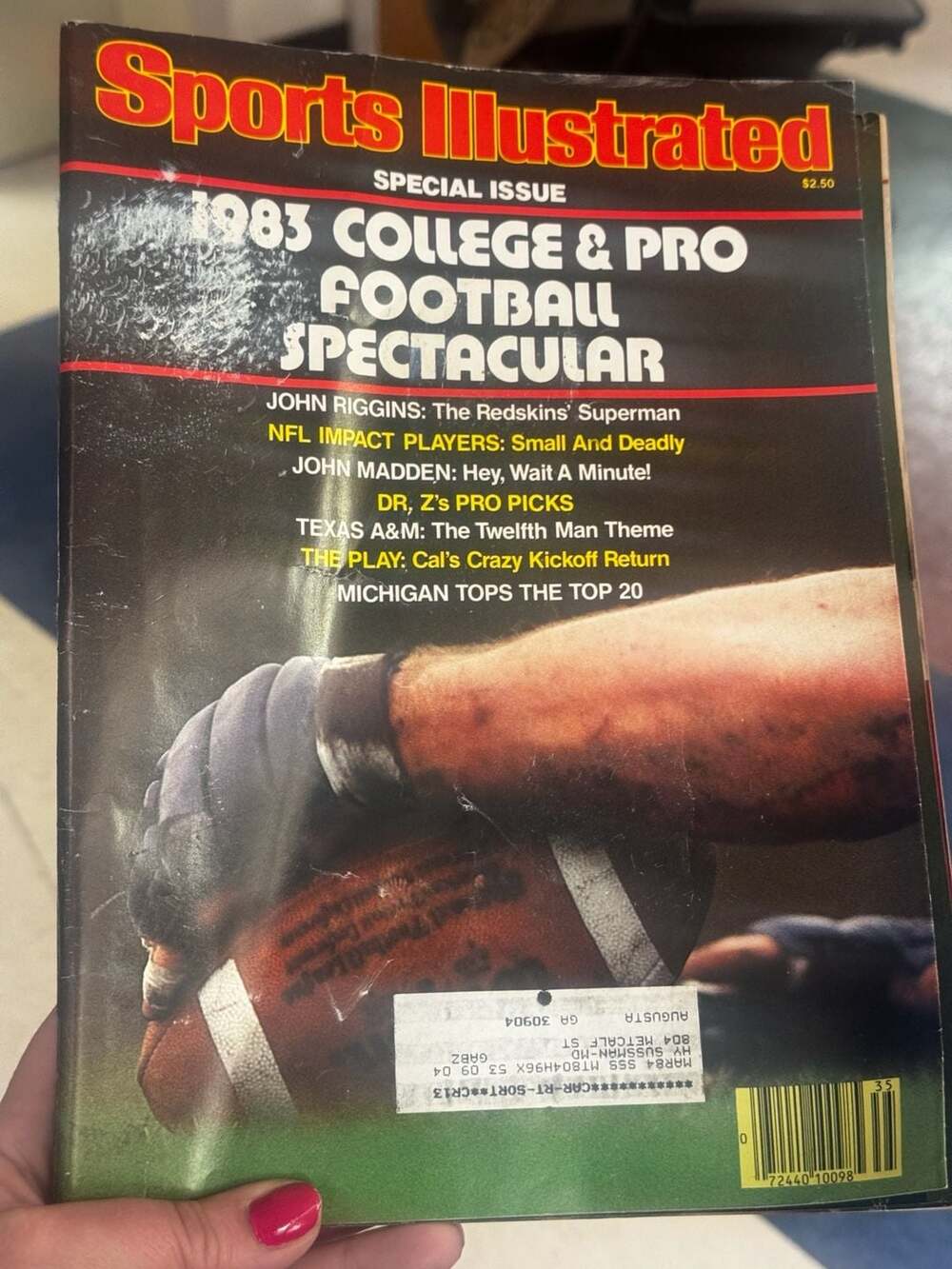 Sports Illustrated 1983 College & Pro Football Spectacular Magazine